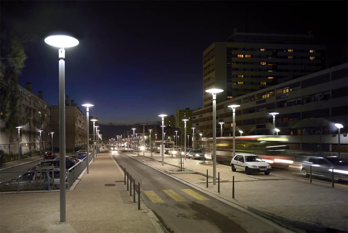 Mesure photométrique d'un éclairage extérieur