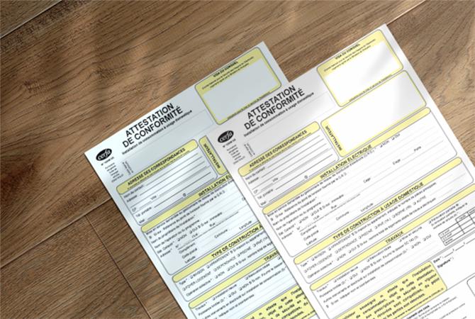 Liasse de documents conformité électrique